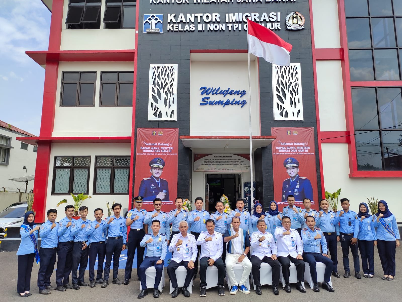 Wamenkumham Kunjungi Kantor Imigrasi Klas III B Cianjur, Ini Yang ...