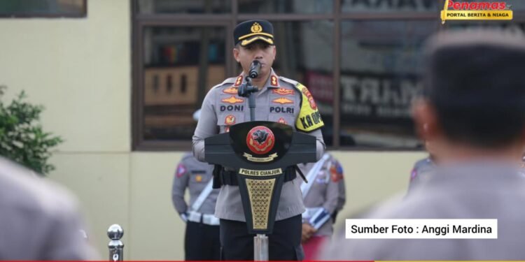 Jadwal Operasi Keselamatan Lodaya 2023, Polres Cianjur Apel Gelar Pasukan