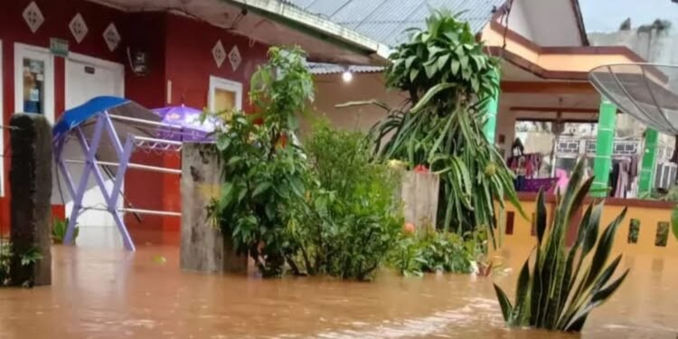 Banjir Terjang Sukanagara, 87 Rumah di 6 Desa Terdampak-Jembatan Ambruk. Foto: Net