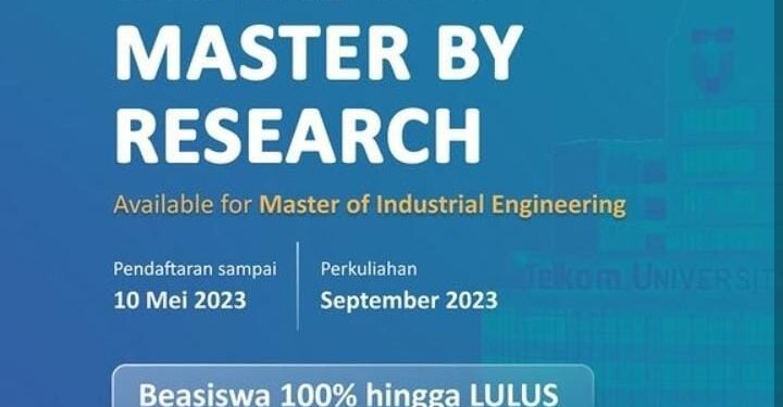 Program Beasiswa Magister Teknik Industri 2023 di Telkom University