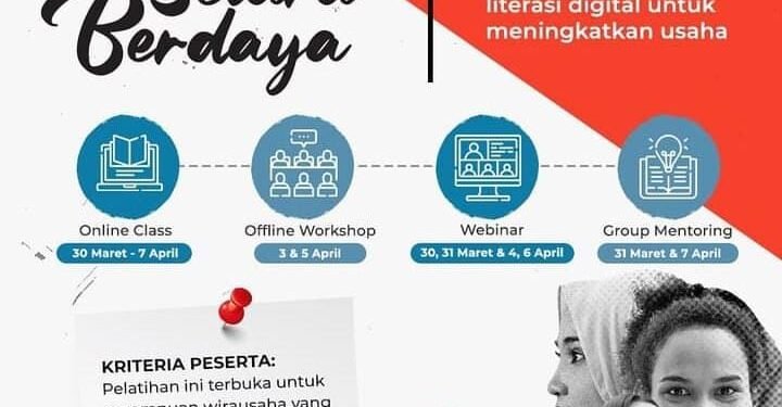 Women Calling! Program Setara Berdaya Buka Kelas Pelatihan Online dan Workshop Gratis April 2023