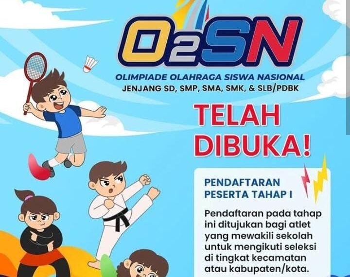 Olimpiade Olahraga Siswa Nasional (O2SN) 2023 Dibuka, Daftar Sekarang ...