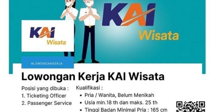 Rekrutmen PT Kereta Api Pariwisata Posisi Ticketing Officer dan Passenger Service, Cek Persyaratannya di Sini