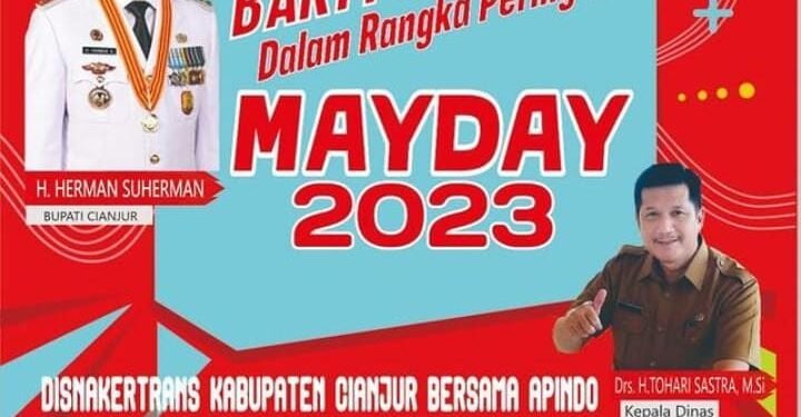 Ramaikan! Bakti Sosial dalam Rangka Peringatan May Day 2023 di Pendopo Cianjur