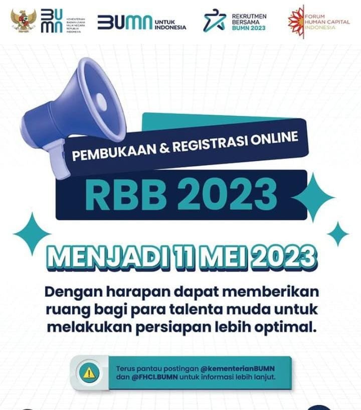 Pembukaan Dan Registrasi Online Rekrutmen Bersama Bumn Dibuka 11 Mei 