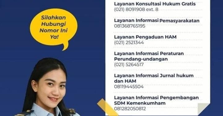 Catat! Daftar Kontak Layanan Hukum dan HAM di Indonesia