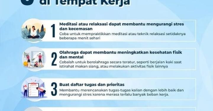 5 Aktivitas Sederhana Jaga Kesehatan Mental di Tempat Kerja