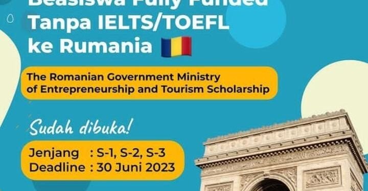 Beasiswa S1-S3 Fully Funded ke Rumania Tanpa IELTS/TOEFL 2023 - Penamas