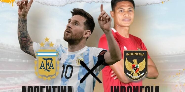 PSSI resmi merilis pertandingan Indonesia versus Argentina. Foto: Ukmorfib