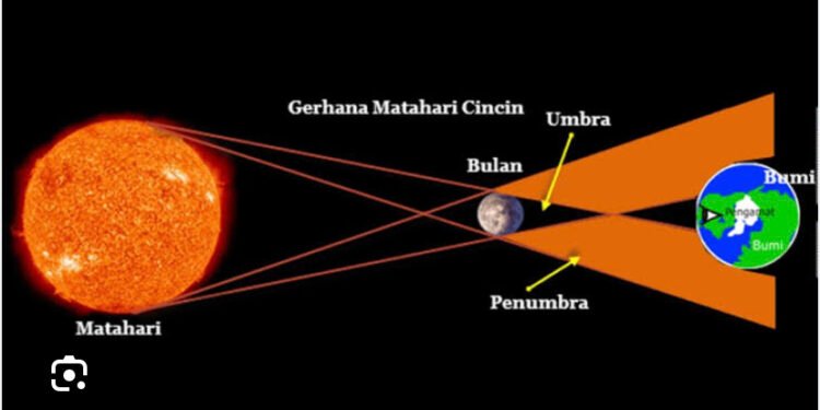 Proses Gerhana Matahari Cincin: Keindahan Fenomena Langit yang Mempesona/Sumber foto:Tangkap layar