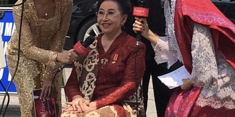 Mooryati saat menghadiri upacara kemerdekaan Republik Indonesia di Istana Negara beberapa tahun lalu. Foto: IG Mooryati Soedibyo